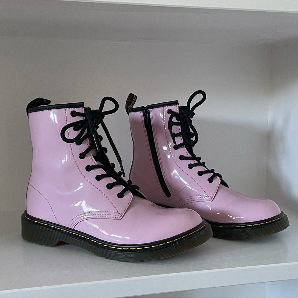 Pale Pink Patent Doc Martens youth size 5